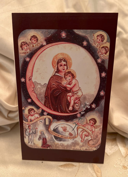 Ave Maria Prayer Card
