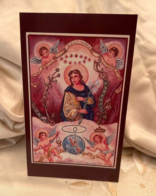 The Memorare Prayer Card