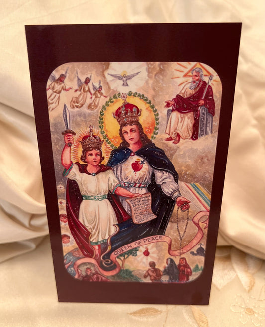 Salve Regina Prayer Card