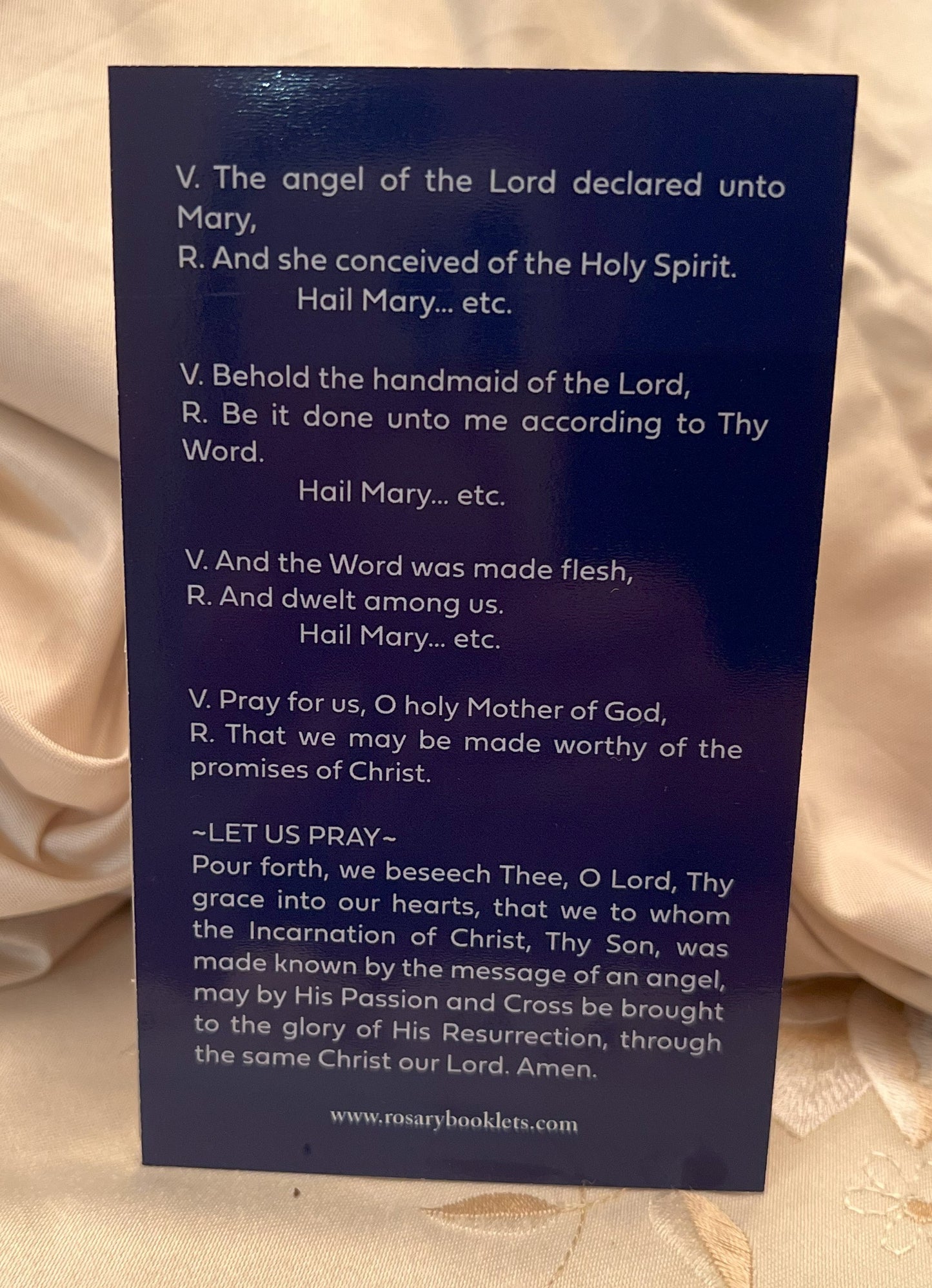 The Angelus Prayer Card