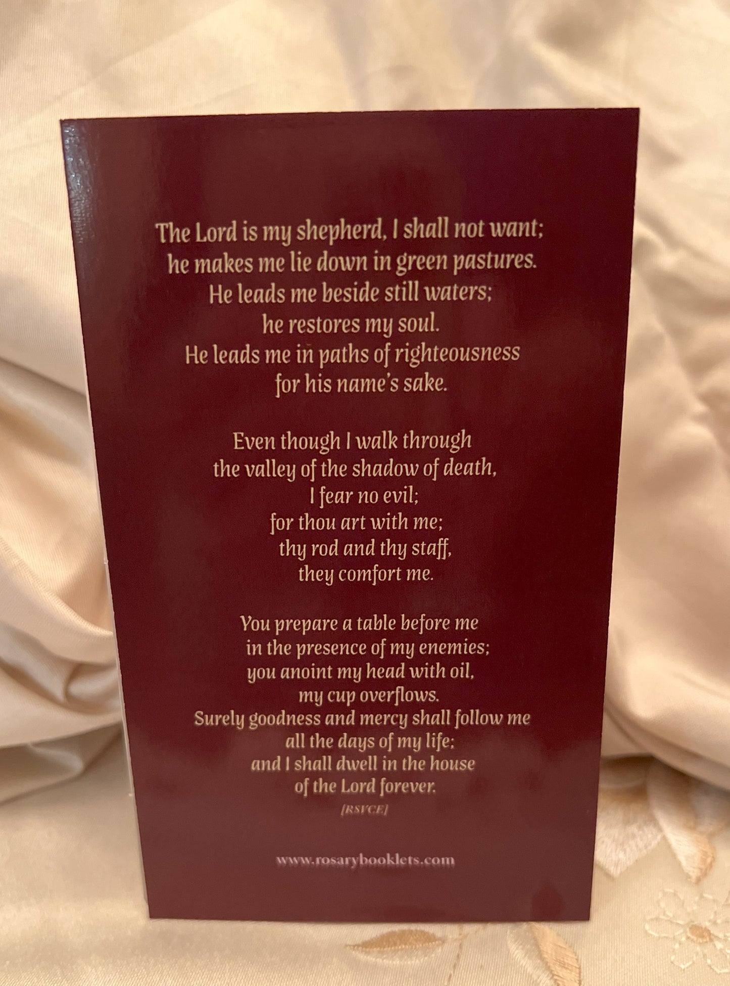 The Divine Shepherd (Psalm 23) Prayer Card