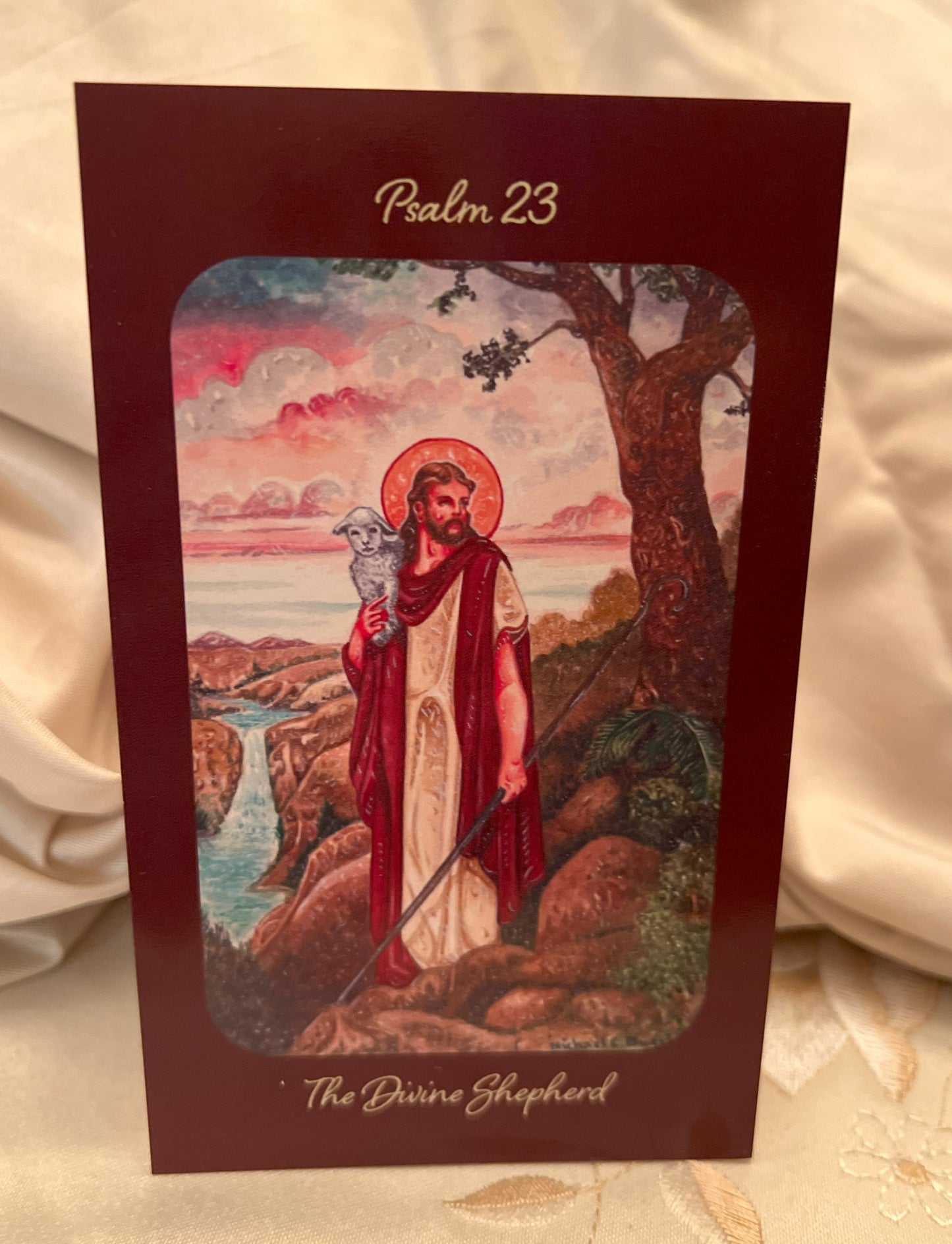 The Divine Shepherd (Psalm 23) Prayer Card