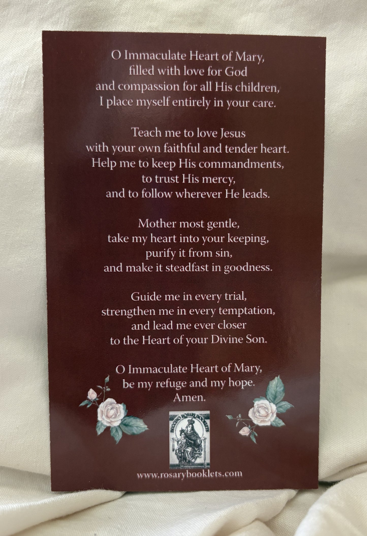 Prayer to the Immaculate Heart of Mary