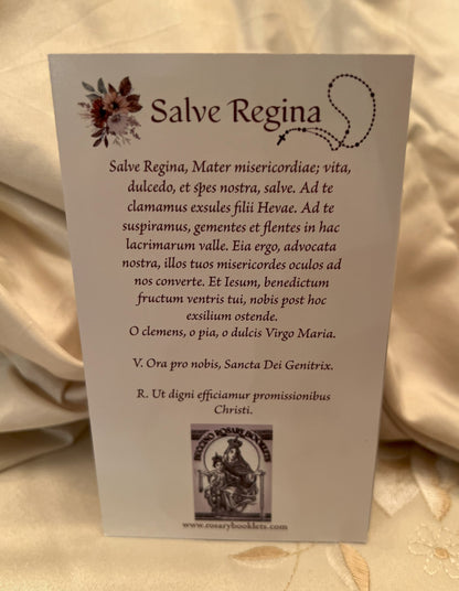 Salve Regina Prayer Card