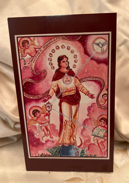 St. Michael the Archangel Prayer Card (in Latin)